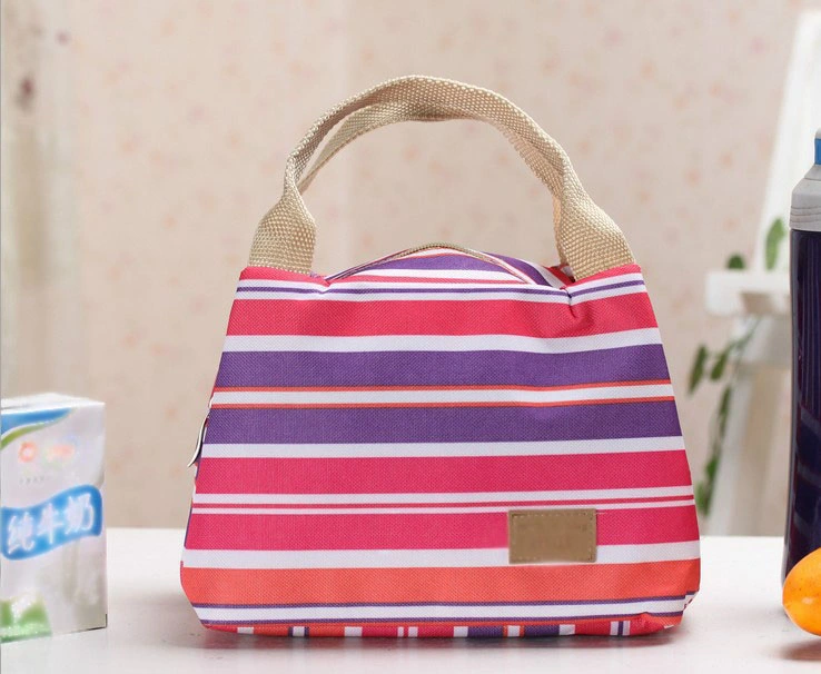 Waterproof Zipper Lunch Bag Women Girls Student Lunch Box Thermo Bags Office School Picnic Cooler Bag