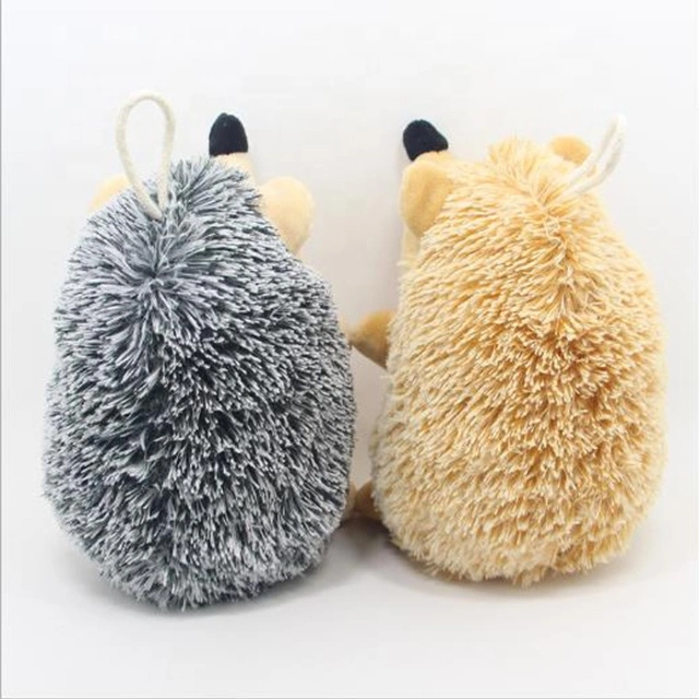 OEM Custom Hound Hedgehog Squeaky Plush Dog Toy Puppy Chew Toy Pet Toy