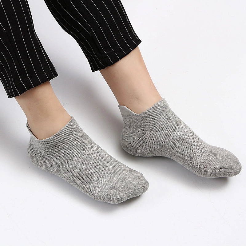 Shanghai Junzu Ankle Socks Custom 100% Cotton Sports Cute Support Brace Compression Men Ankle Sock