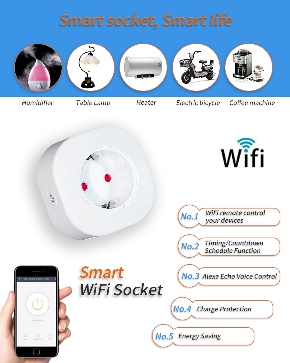 Us Standard WiFi Smart Socket Smart Socket WiFi Us Use Advanced Google WiFi Mesh Network