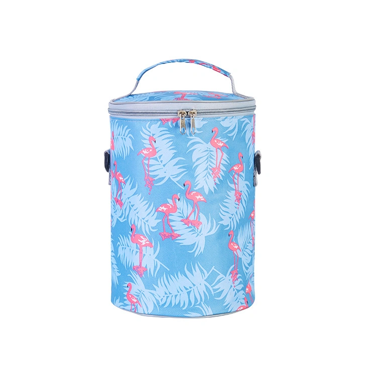 N00046 Hot Round Insulated Lunch Box Bag Student Lunch Bag