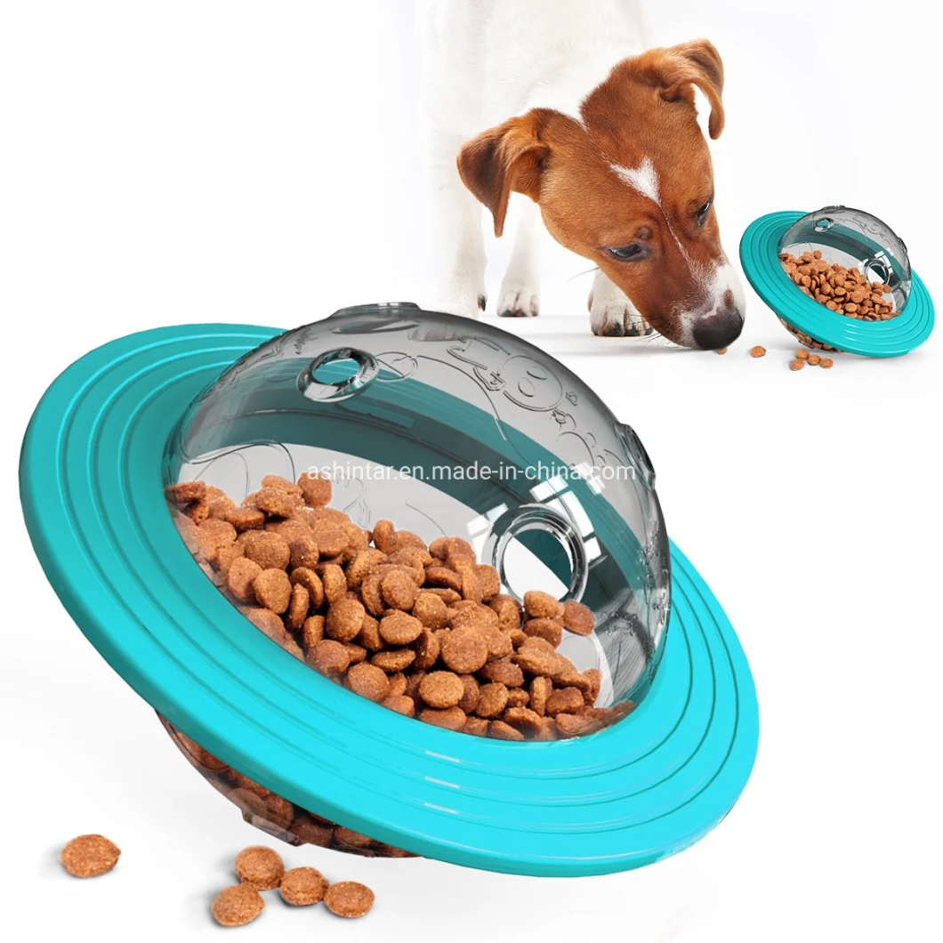 Pet Supply UFO Interactive Iq Dog Chew Treat Dispensing Balls Toys Slow Feeder Dog Toys
