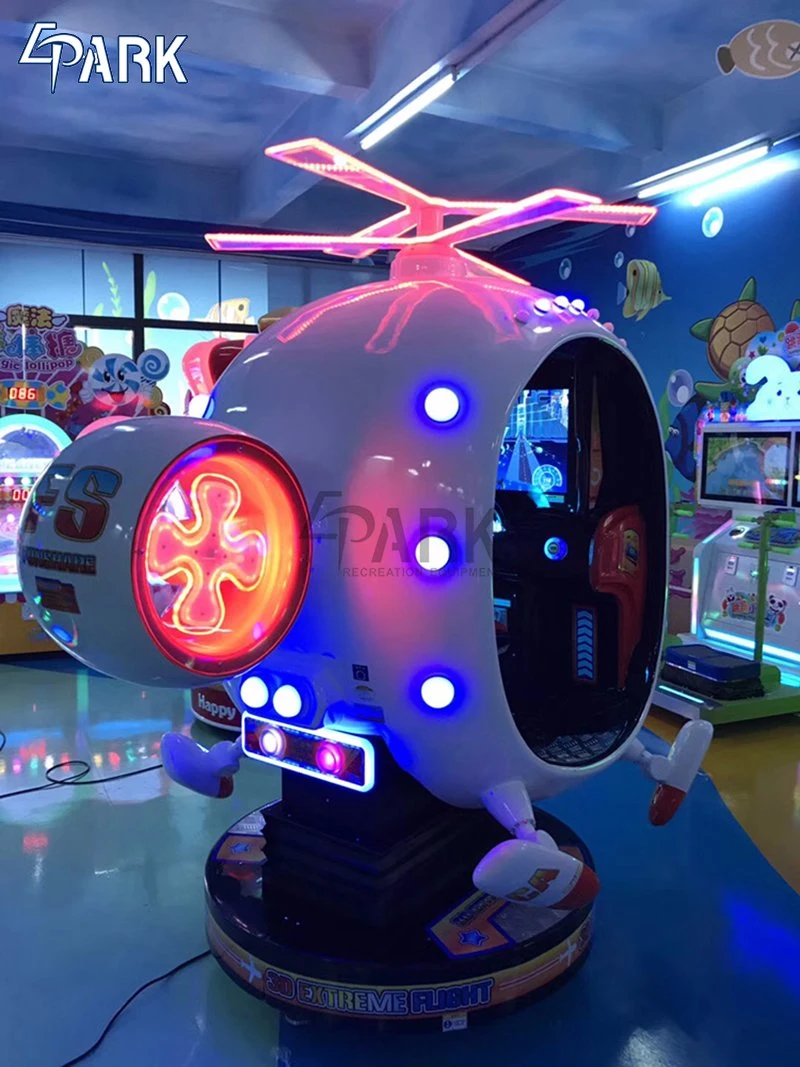 Coin Operated 3D Extreme Flight Kiddie Rides Game Machine