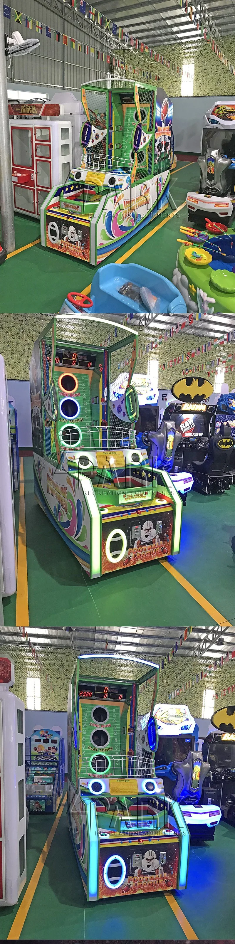Coin Operated American Football Basketball Rugby Game Arcade Machine