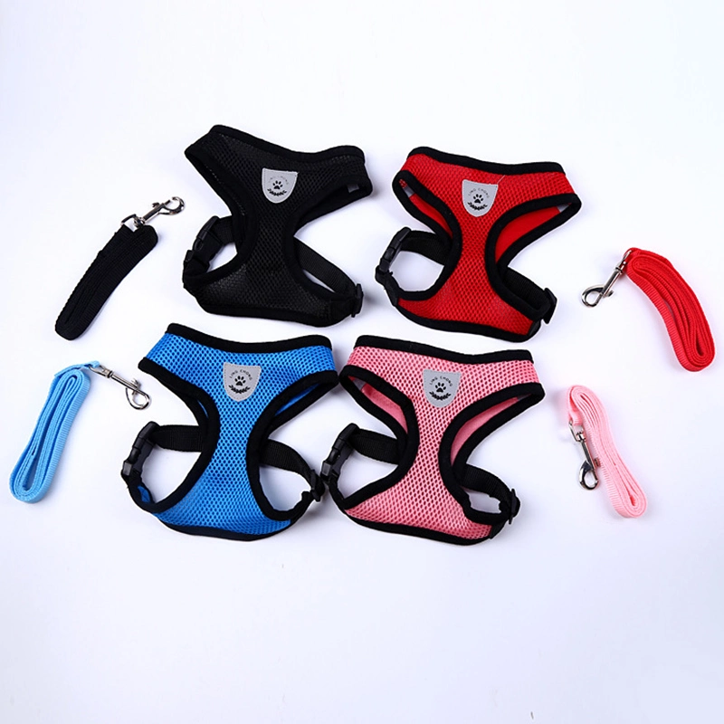 Adjustable Ling Chong Pet Dog Leads Chest Straps Pet Cloth Dog Harness