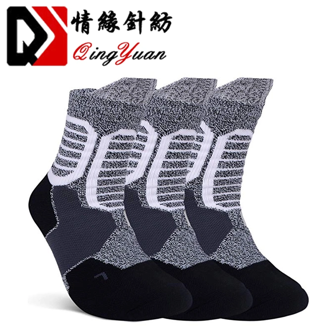 Custom Sport Sock Men Protective Basketball Compression Athletic Socks