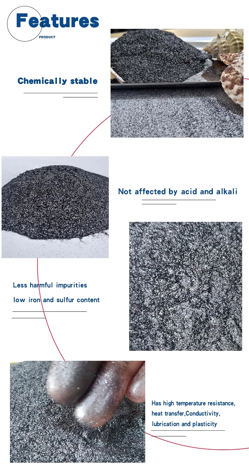 Factory Wholesale High Quality Flake Graphite Powder, Natural Flake Graphite Manufacturer