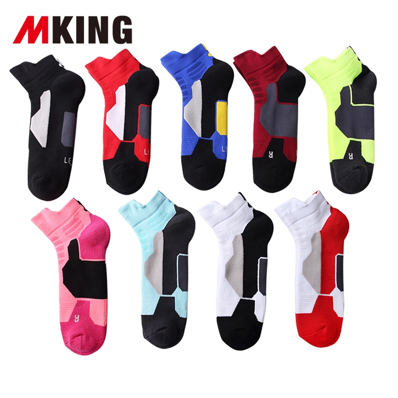 Wholesale Breathable Antislip Men Sports Socks MID Crew Outdoor Compression Running Socks