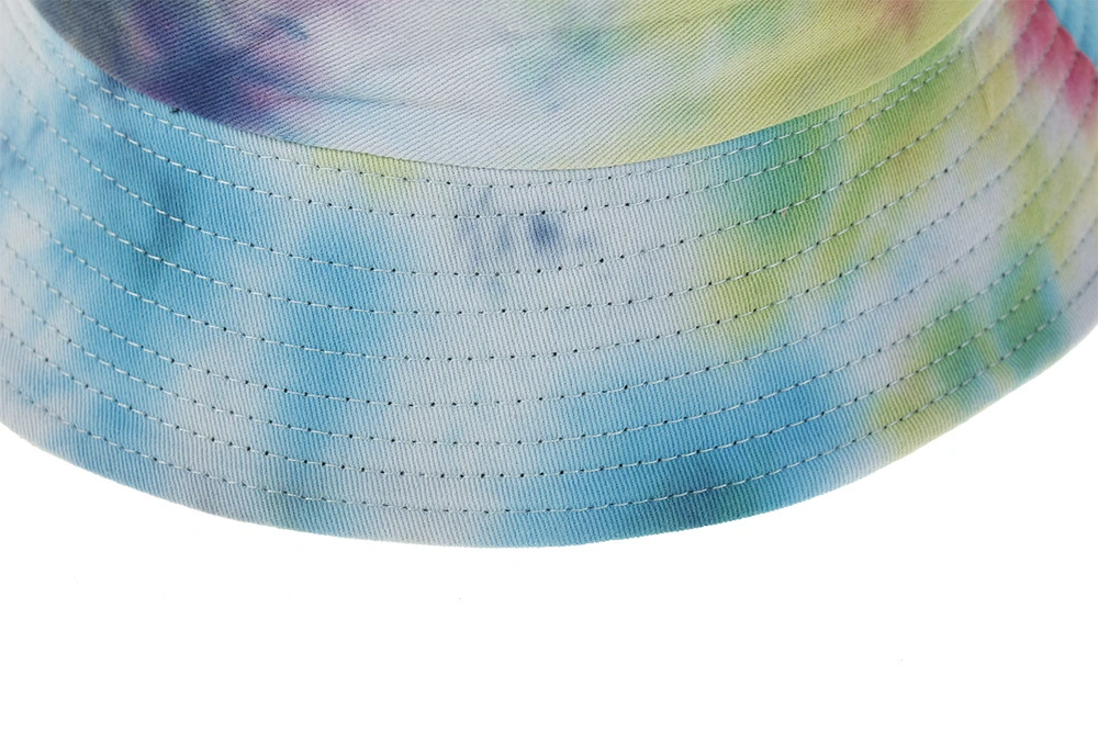 Fashion Blue Designed Running Summer Reversible Tie Dye Fisherman Hat