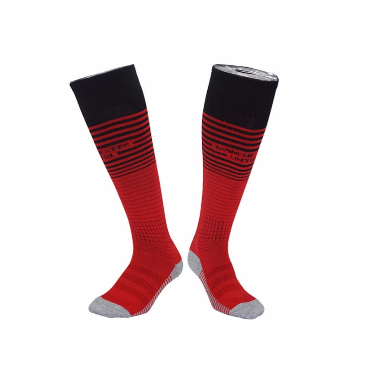 Wholesale Custom Cotton Nylon Knee High Soccer Football Socks Men