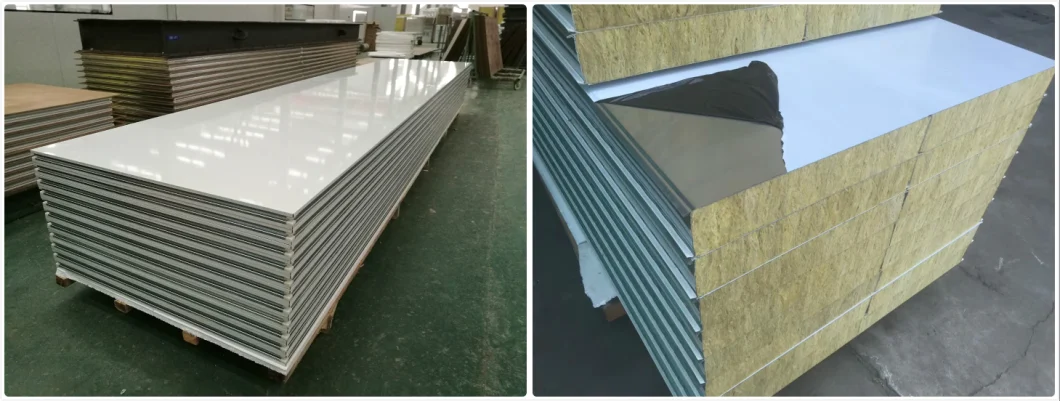 Lightweight/Fireproof Fast Install Easy Install EPS Sandwich Panel Wall Panel for Interior Wall Exterior Wall