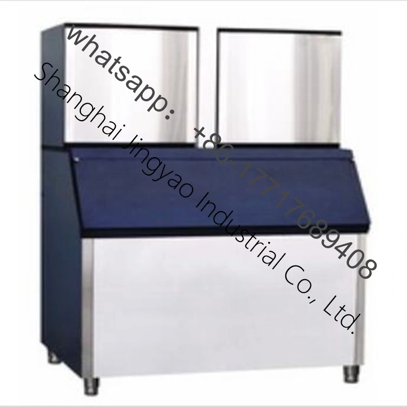 Water Cooled Automatic Ice Machine with Ice Dispenser Ice Cube Making Machine Ice Cube Maker Machine Automatic Cube Ice Maker Machine for Drinks
