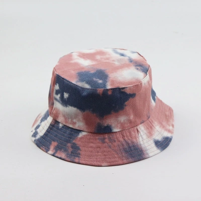 New Popular Tie Dyed Bucket Hat Fishermen Hat Sunproof Hat