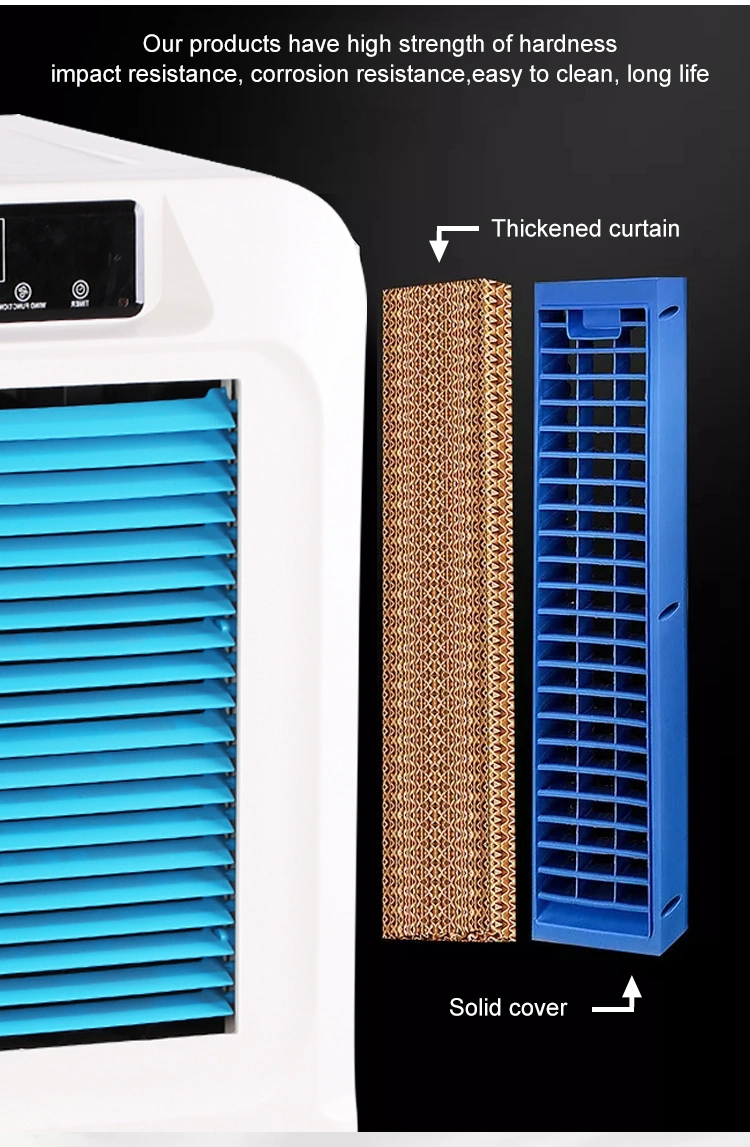 Evaporative Industrial Air Cooler Portable Water Cooler Fan with 70L Water Tank