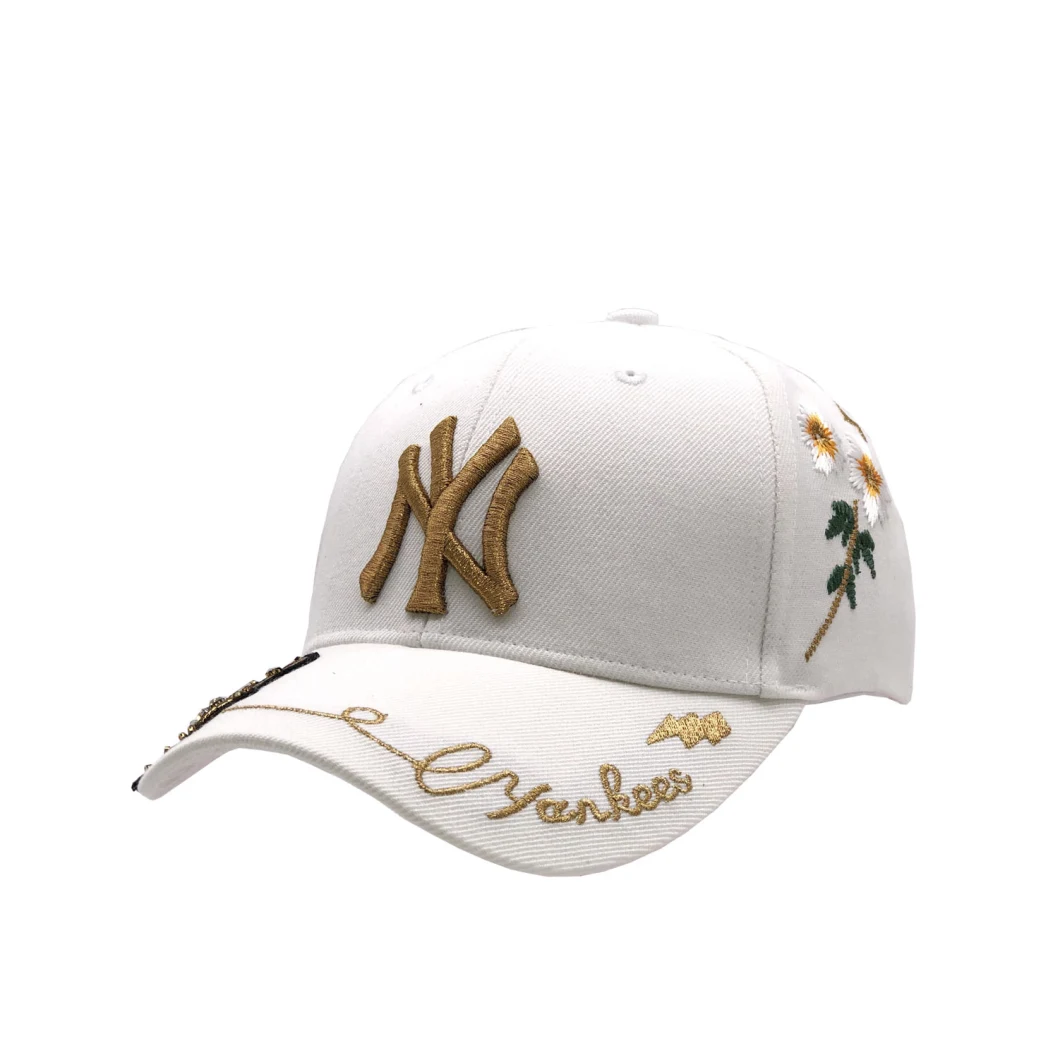 Wholesale Custom Embroidered Floral Bee New York New Fashion Era Sport Snapback Bucket Hat Yankees Cap