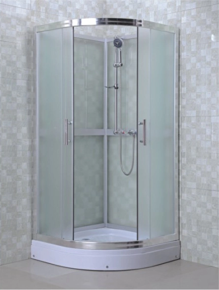 Frosted Glass Simple Shower Room with Faucet (LTS-611)
