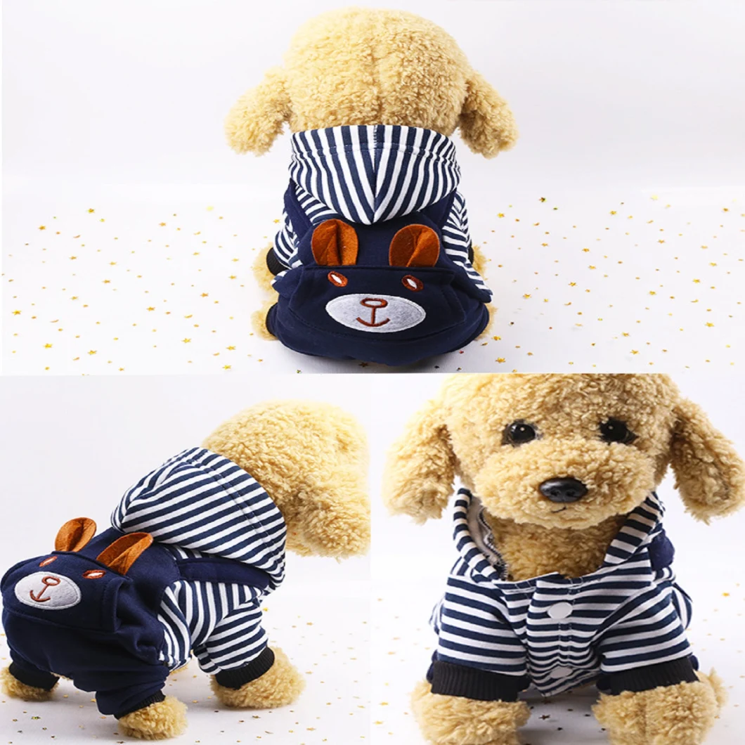 Pet Dog Clothes for Dogs Coat Hoodie Sweatshirt Winter Dog Clothing Cartoon Pets Clothing