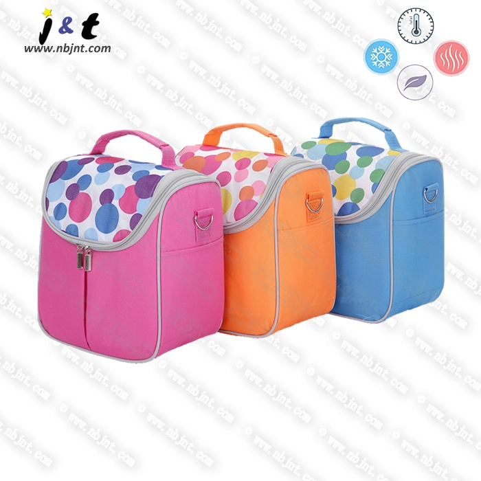 New Product Stitching Color Shoulder Bags Insulation Cooler Lunch Bag
