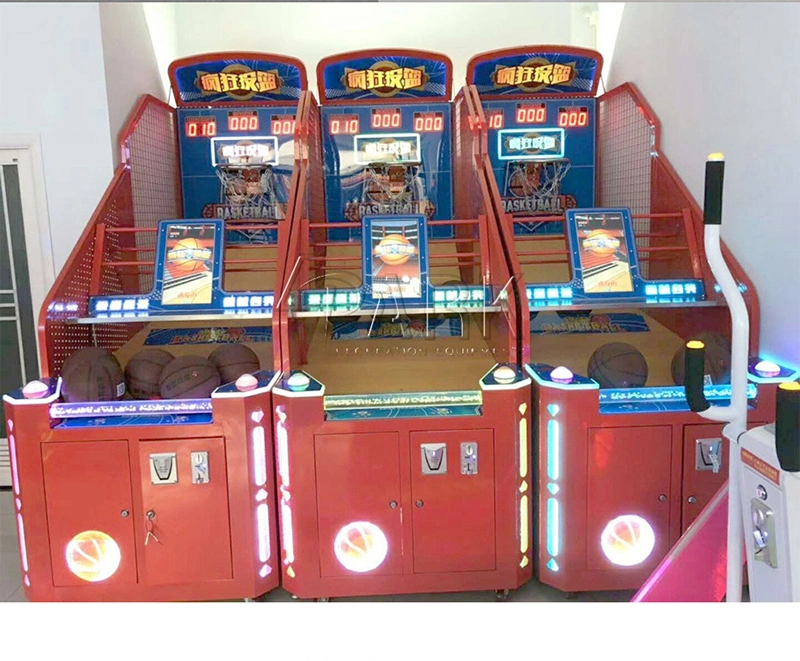 Crazy Basketball Coin Operated Game Machine Best Indoor Arcade Basketball Machine for Children