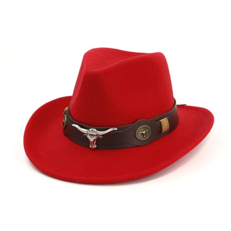New Winter Cowboy Hat Sombrero Mexican Hat for Men Women
