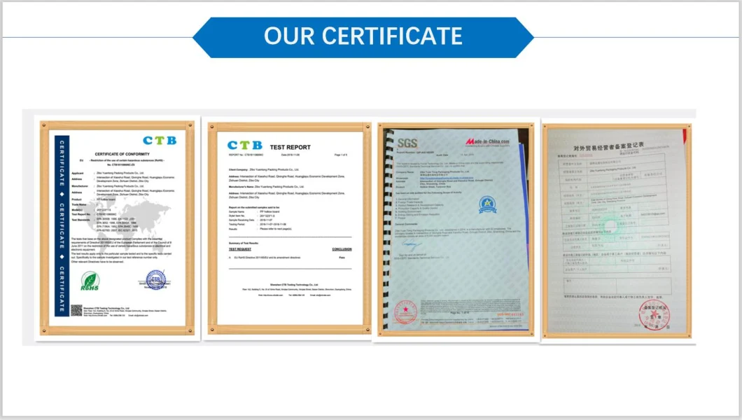 PP Hollow Board /PP Corrugated Sheet/Coroplast Sheet/Corflute Sheet/Correx Sheet