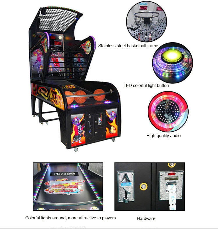 Luxury Amusement Street Arcade Basketball Game Machine for Game Center