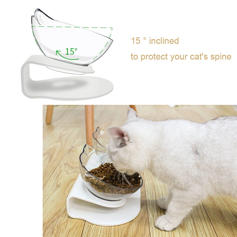 Pet Water Feeder Bowl Pet Drinking Dispenser Cat Double Bowls Food Bowl for Cats and Small Dogs