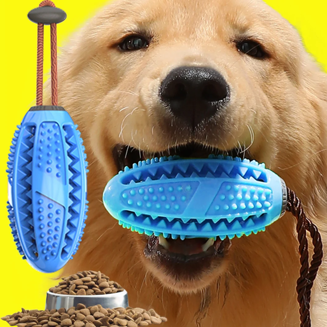 Durable Pet Toys Dog Suction Cup Dog Interactive Chew Toy with Pet Leaking Ball Pet Supply