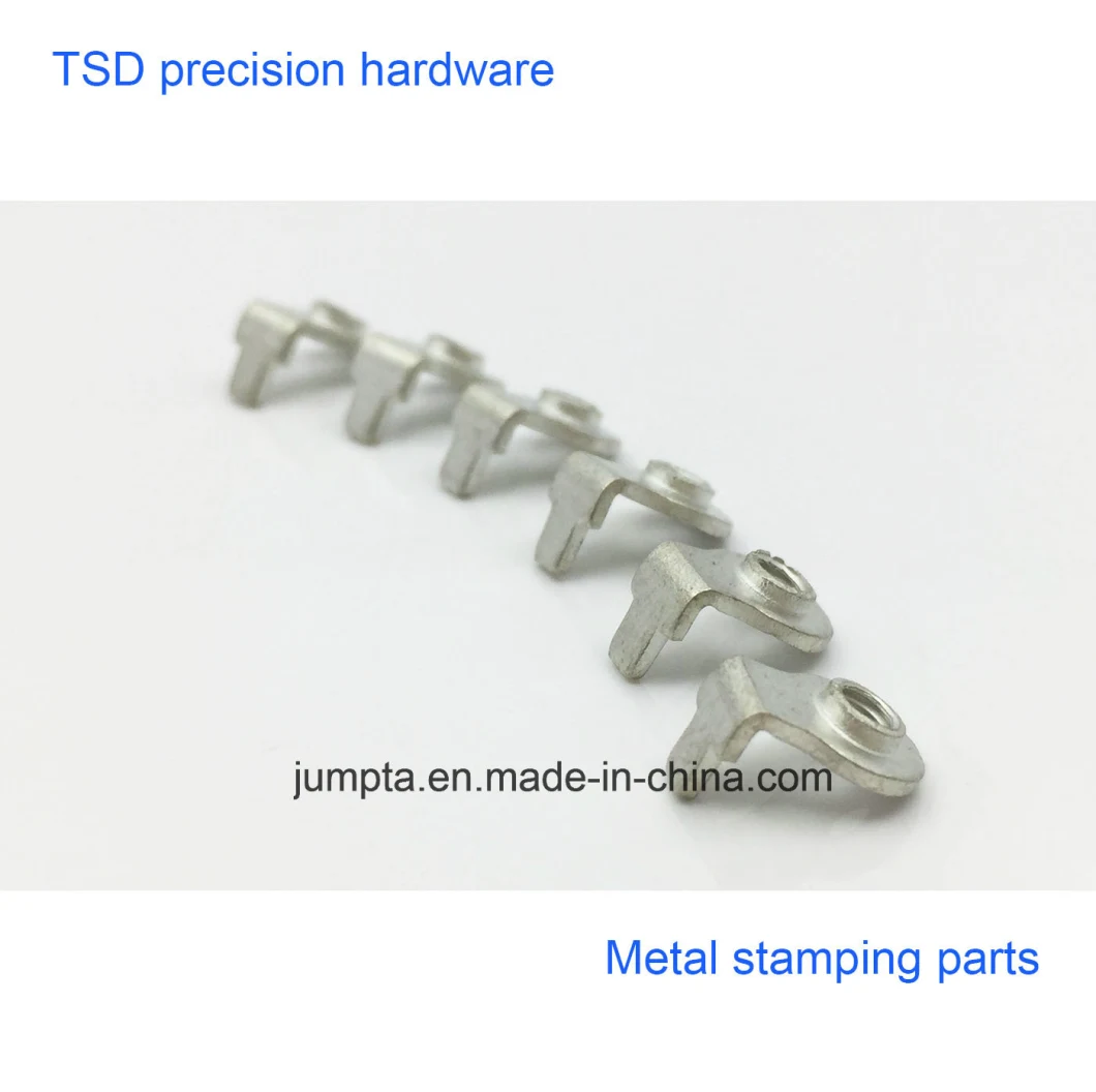 Custom Stamping Flat Stainless Steel Spring Clip, Stainless Steel Metal Clips, Stainless Steel Copper Crimp Terminal