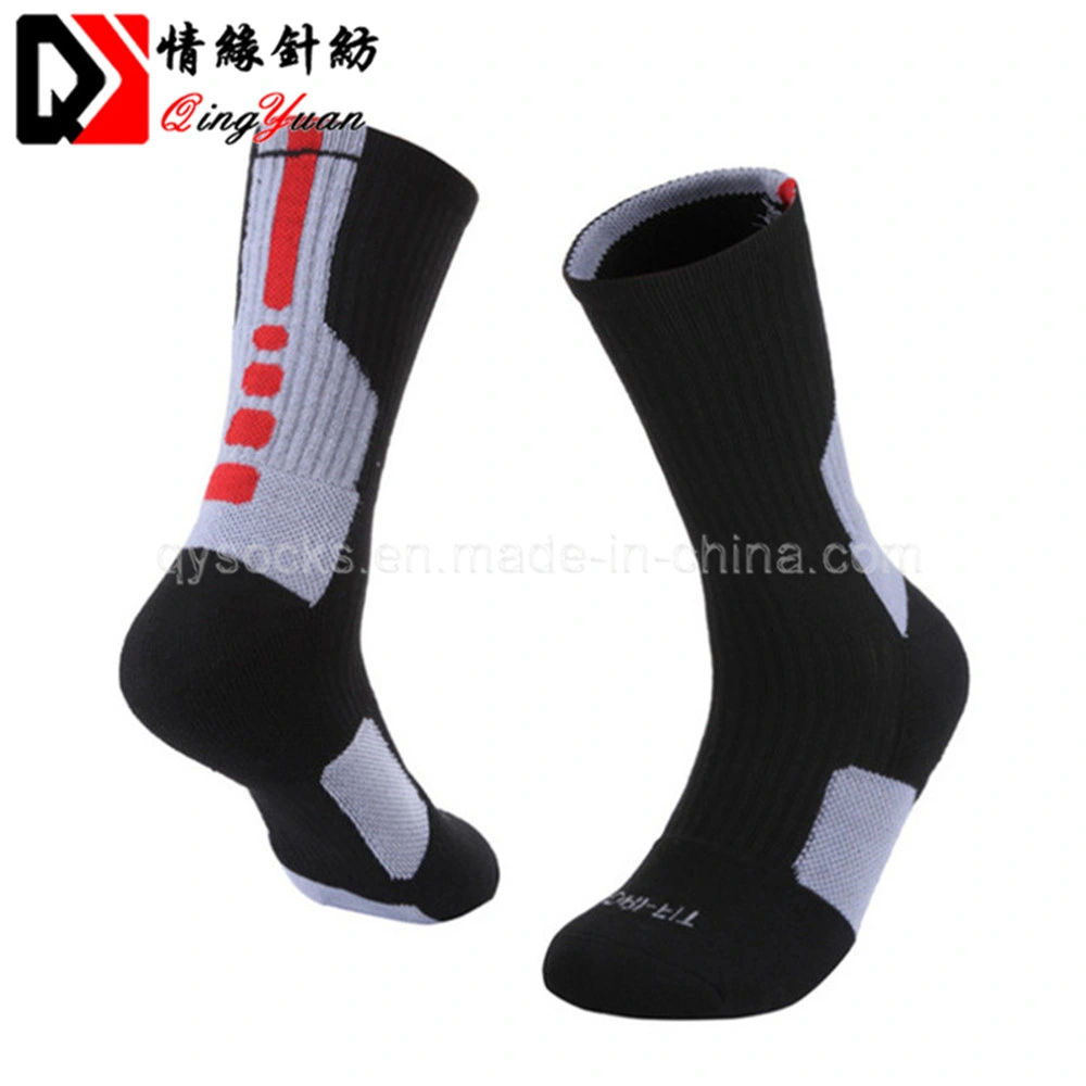 Wholesale Custom OEM Sport Men Crew Socks Elite Basketball Socks