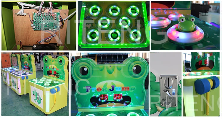 Hit Hammer Frog Toy Whac a Mole Game Machine for Sale