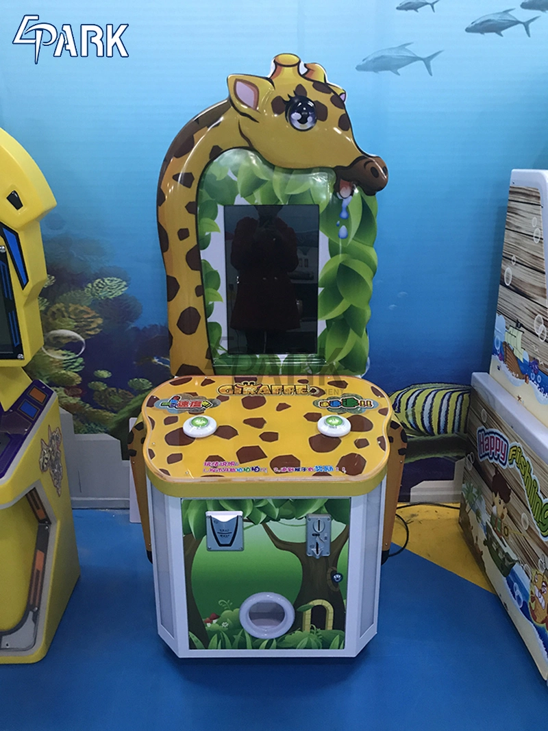Giraffe Design Kids Coin Operated Capsule Toy Vending Game Machine Indoor Game Machine
