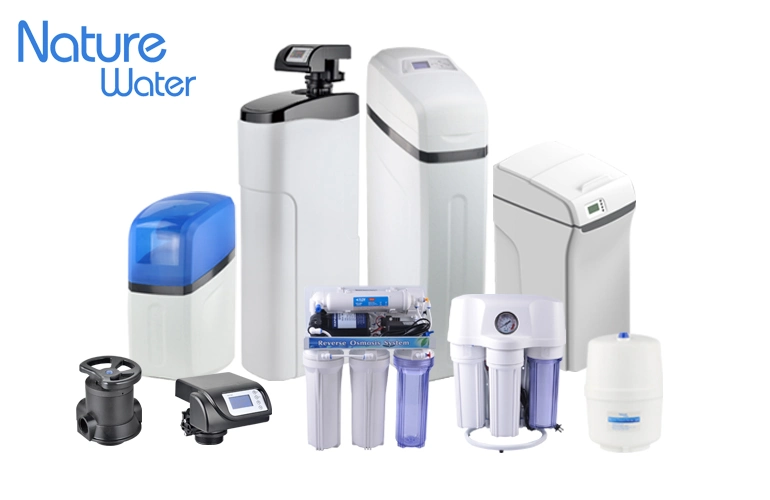 Luxury Central Household Water Softener with Unit Cabinet