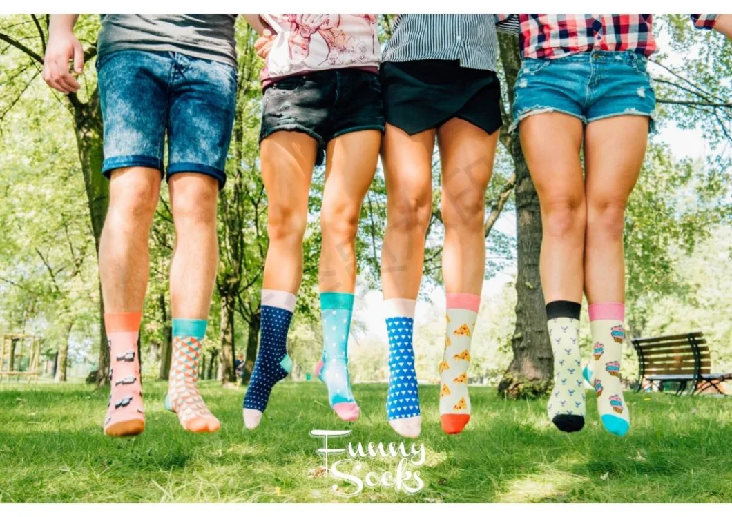 Colorful Casual Socks Happy Funny Socks Printed Unisex Fashion Men Socks Combed Cotton Socks