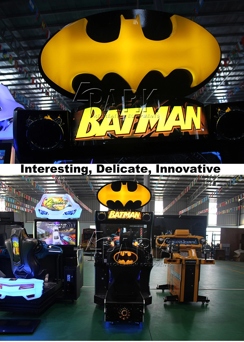Batman Arcade Racing Car Game Machine, Racing Simulator, Coin Operated Video Game Machine