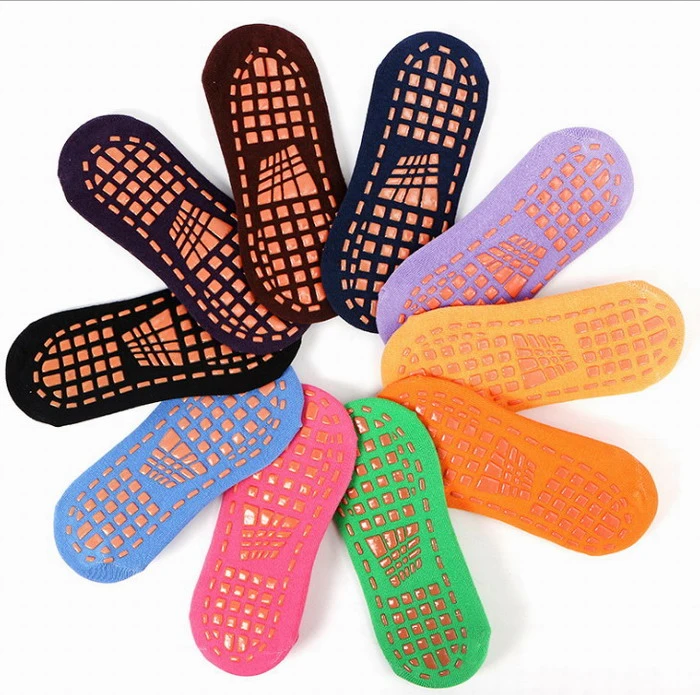 Customized Non Skid Airline Socks Medical High Quantity Custom Design Unisex Colorful Crew Kids Socks