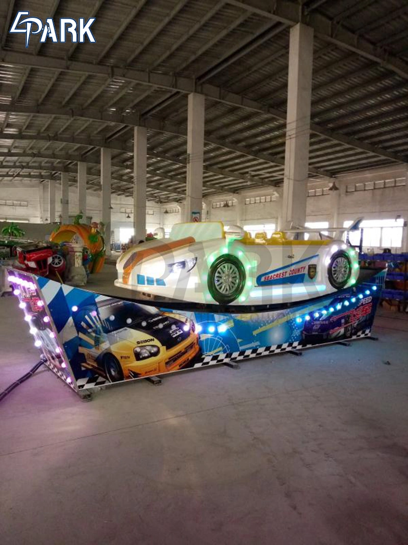Amusement Park Kiddie Ride Cool Design Racing Car Simulator Swing Game Machine