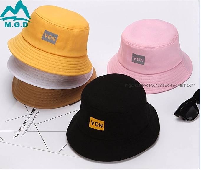 Soft Fisherman Cap Hats Cotton Children Outdoor Fishing Bucket Hats for Kids