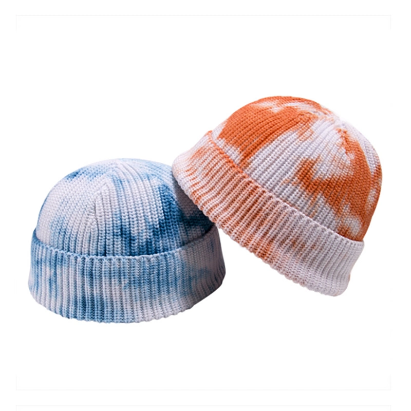 Custom Tie Dye Beanie Hat Winter Hats for Women Fashion Winter Cap Washable China Foldable Bucket Hat Stock Fisherman Hat