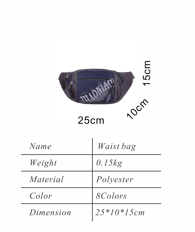 Hot Sale Trending Custom Fashionable Leisure Travel Outdoor Sports Cycling Running Bag Shoulder Bag Waist Bag