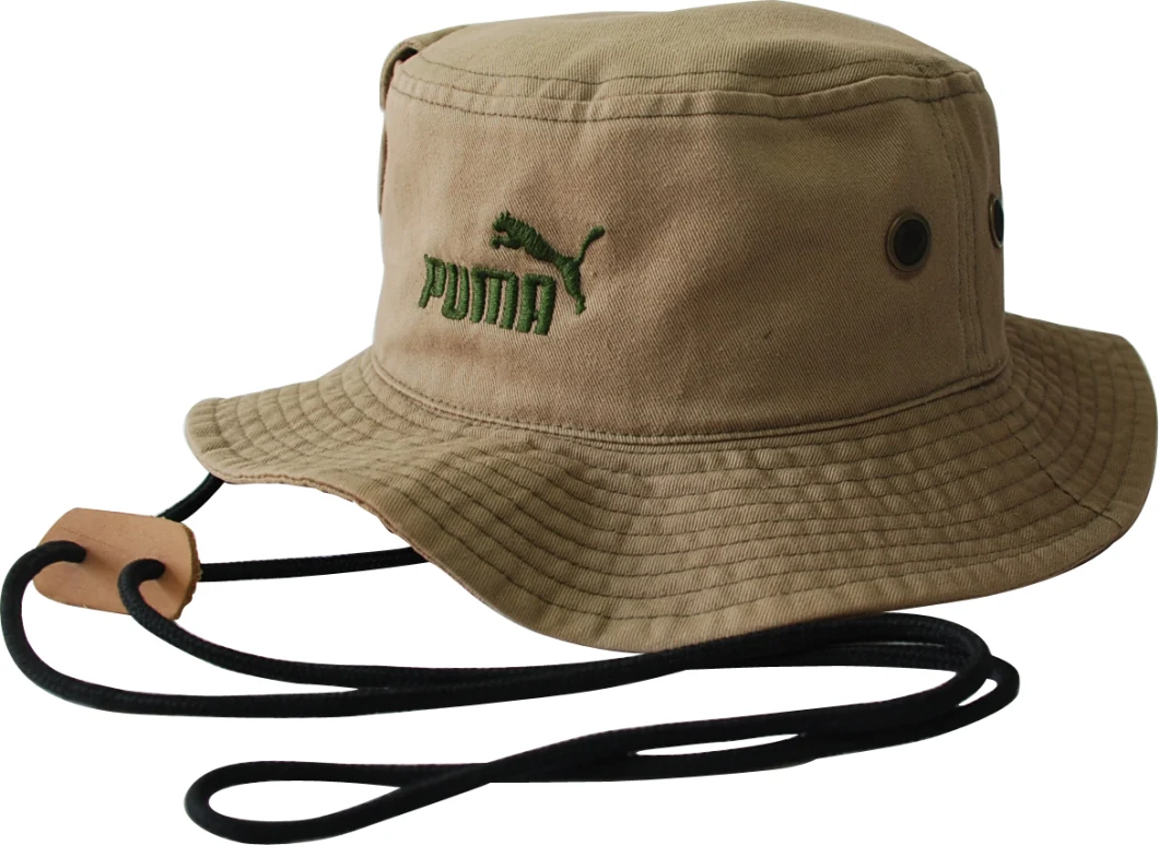 Top Quality Cotton Chino Twill Multi Color Wholesale Heavy Washed Fishing Bucket Hiking Hat