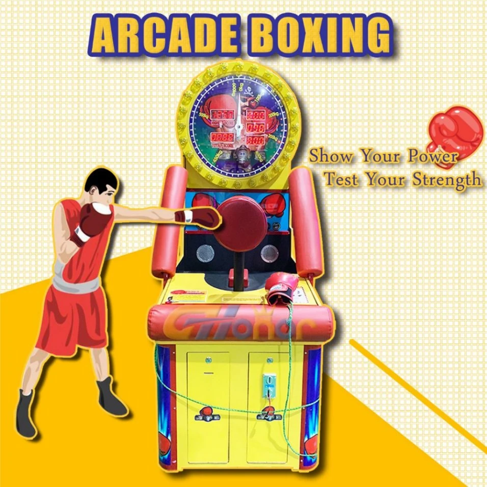 Adult Coin Operated Boxing Game Machine Arcade Street Fighting Game Machine Electronic Arcade Punch Game Sport Game Player Arcade Game Machine