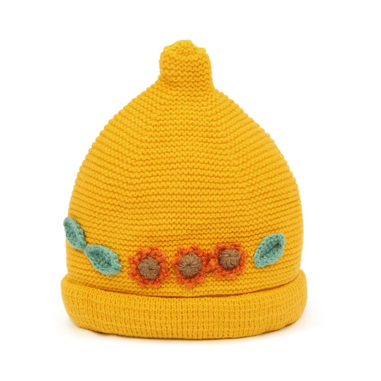 Manufacturer Knitted Cotton Kids Hat for Boy Girl