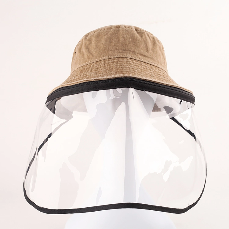 Factory Sale Custom Transparent Face Shield Bucket Hat Fisherman Hats
