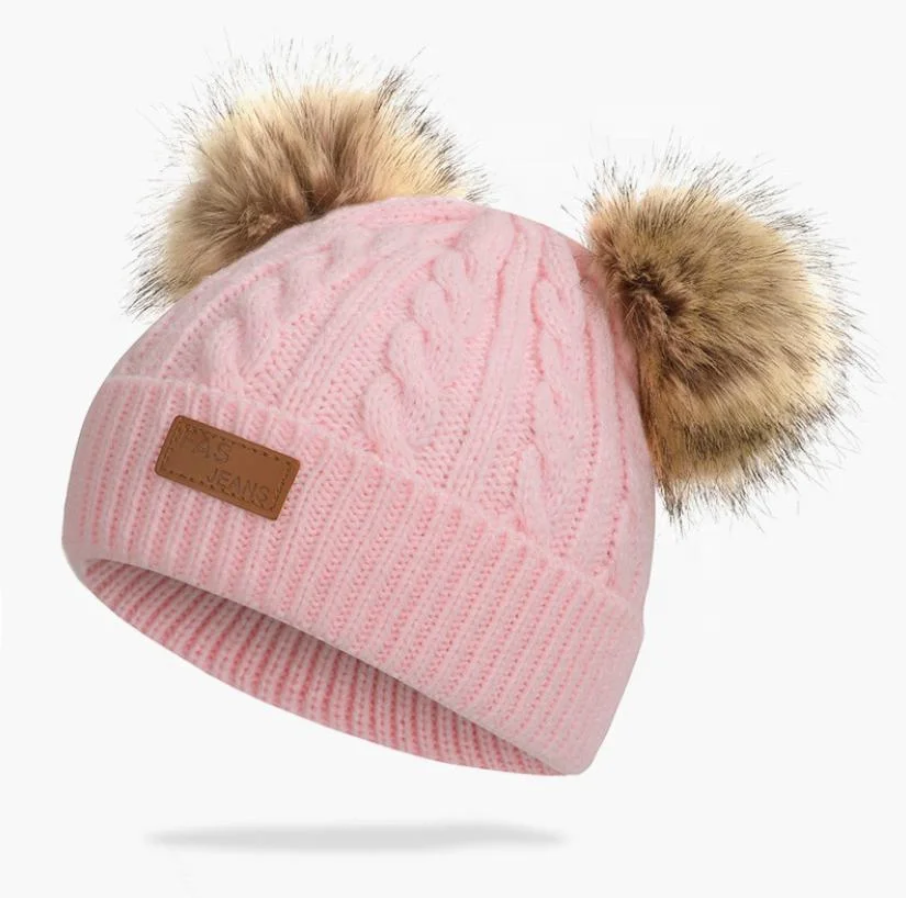 Creative Winter Hats Custom Knitted Kids Beanie Hats