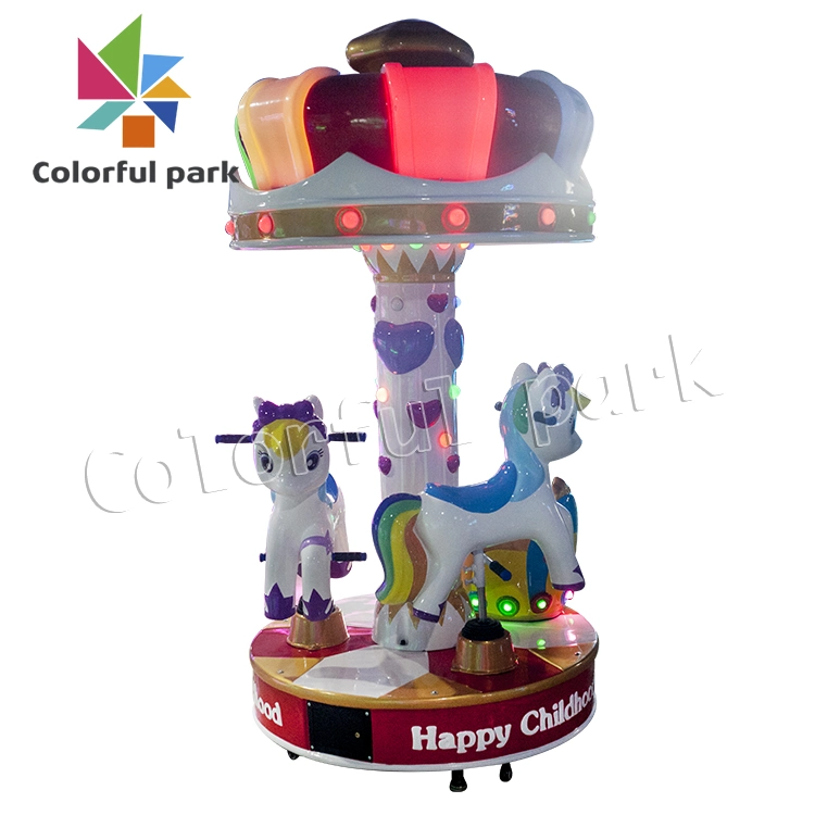 3 People Carousel Wholesale Arcade Game Machine Basketball Hoop Game Coin Operated Kiddie Rides