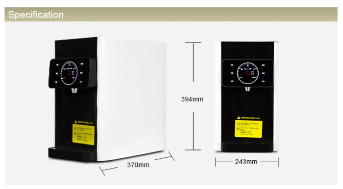 5 Stages Water Filter Table Top Hot and Cold Water Dispenser