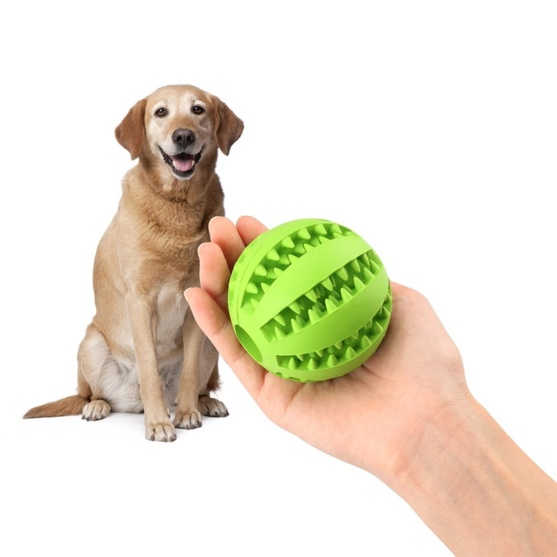 New Pet Toy Interactive Rubber Balls Pet Dog Cat Puppy Chew Toys Ball