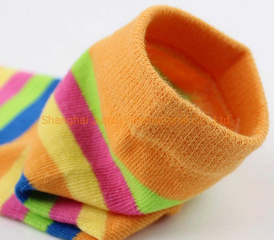 Women Ankle Five Fingers Toe Socks Hot Sell Girl's Colorful Five Finger Socks Fashion Autumn Winter Warm Striped Rainbow Toe Socks Women