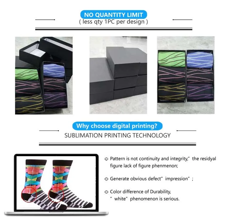Mens Novelty Digital Printing Funky Patterned Crew Christmas Socks